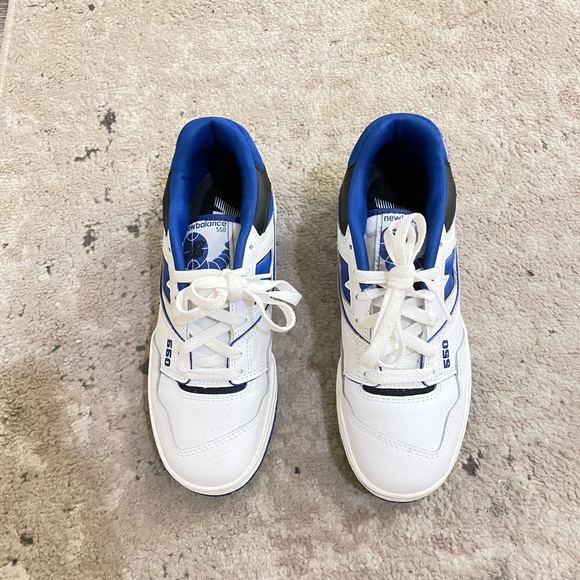 SALE* New Balance 550 White and Blue Sneakers NEW - Picture 5 of 7